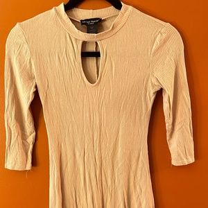 See You Monday Beige Shirt